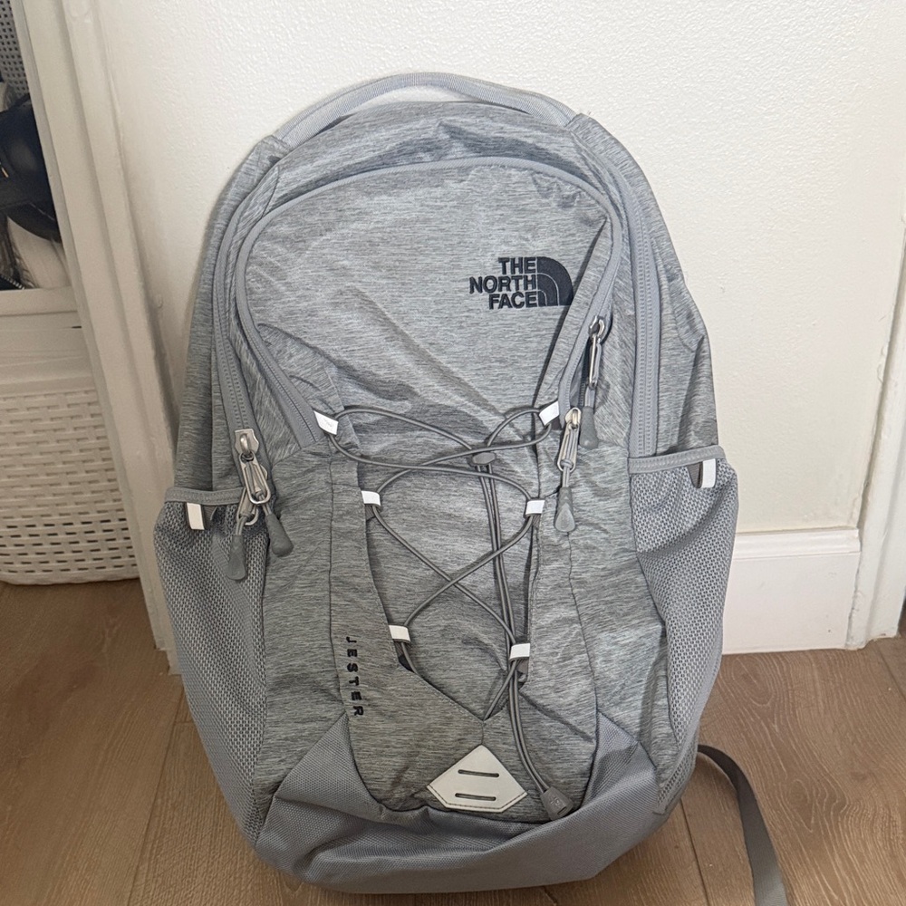 The North Face Light Gray Jester Backpack